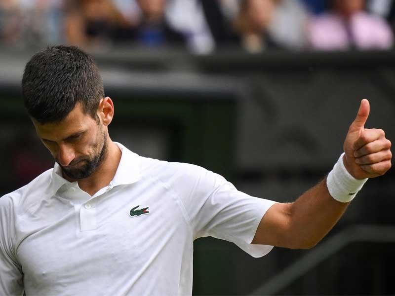 Djokovic says he's 'favorite' to win Wimbledon