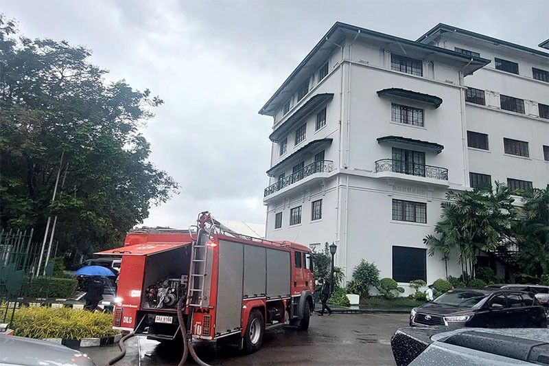 Fire hits part of historic Manila Hotel