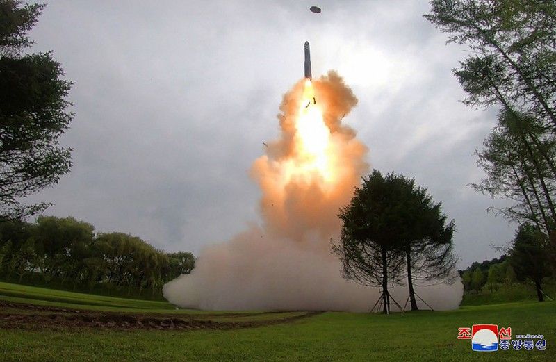 North Korea fires long-range ballistic missile