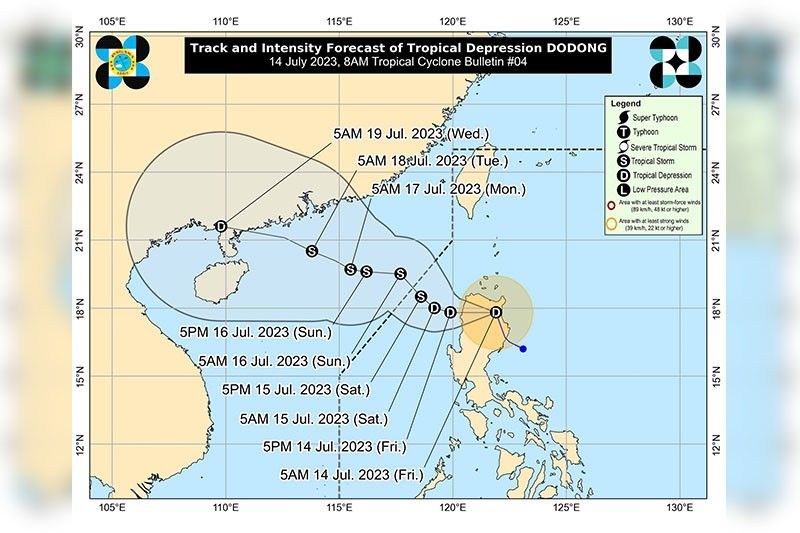 'Dodong' makes landfall in Isabela, Signal No. 1 raised over parts of Luzon