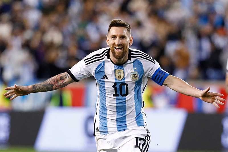 Argentina Superliga  2022 Argentina Home Jersey Qatar Messi 10