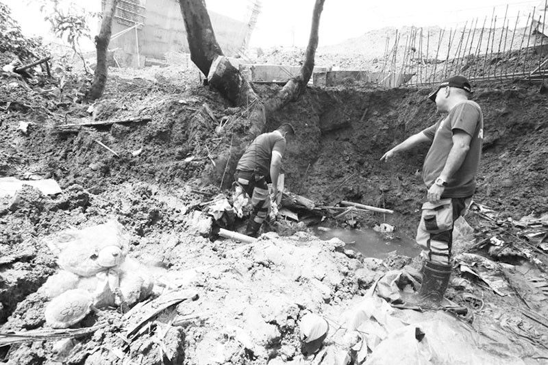 Ginang pisak sa Antipolo landslide