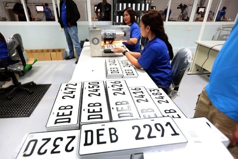 LTO receives 108,400 license plates