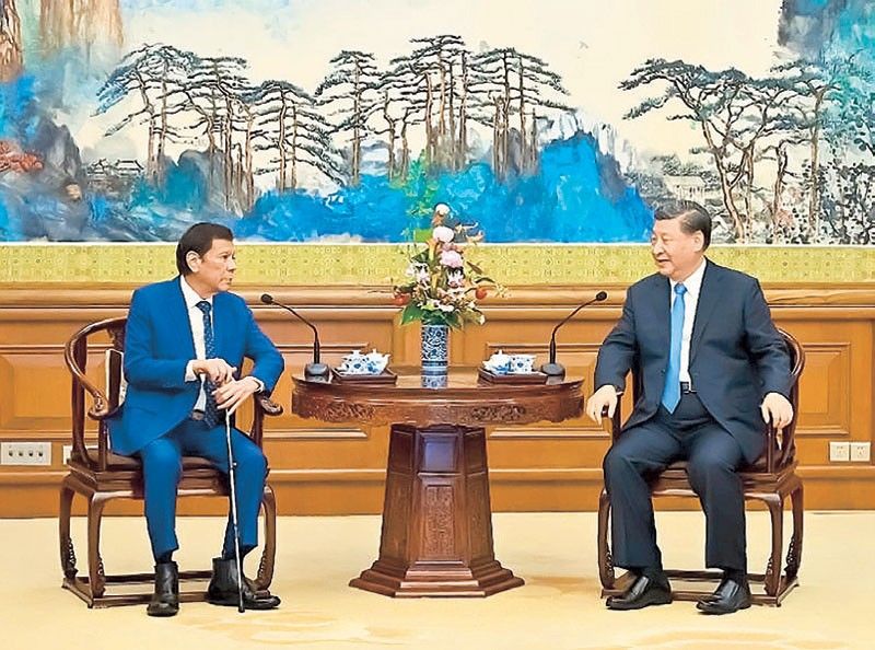 Duterte meets with Xi in Beijing