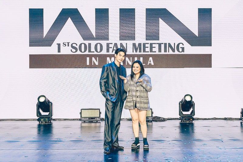 Winâs first solo fan meeting in Manila