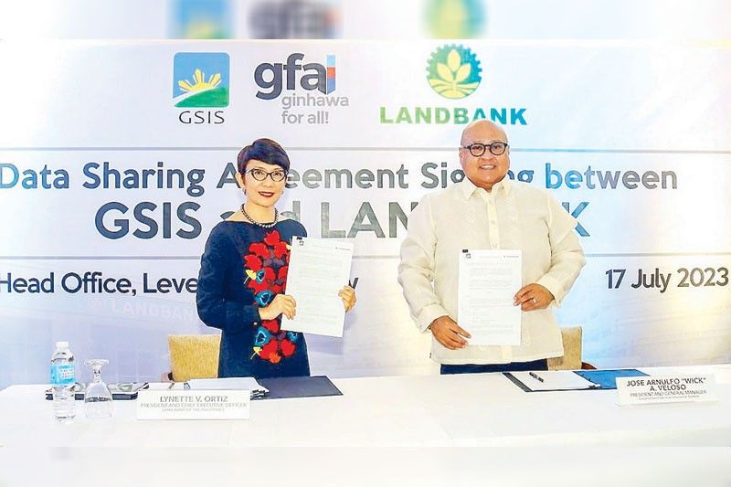 Landbank, GSIS ink data sharing pact