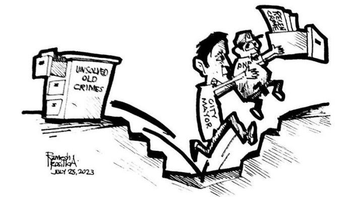 EDITORIAL &mdash; More cases to solve