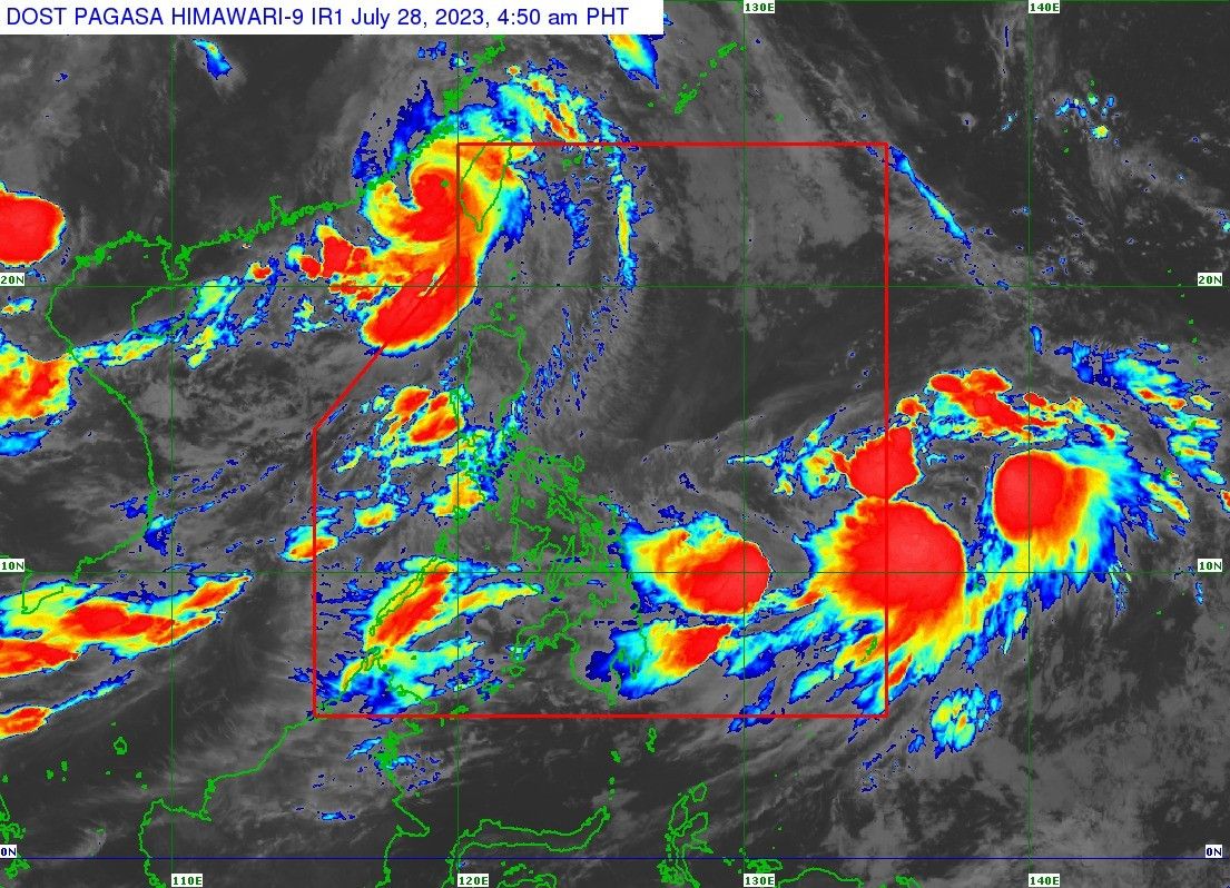 Tropical depression outside PAR develops into Tropical Storm Khanun