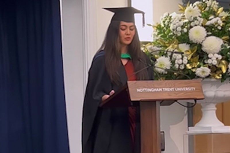 Atasha nina Aga at Charlene nagtapos sa England na may business honors!