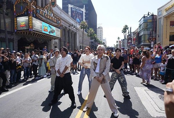 SB19 stops Hollywood Boulevard traffic with viral performance