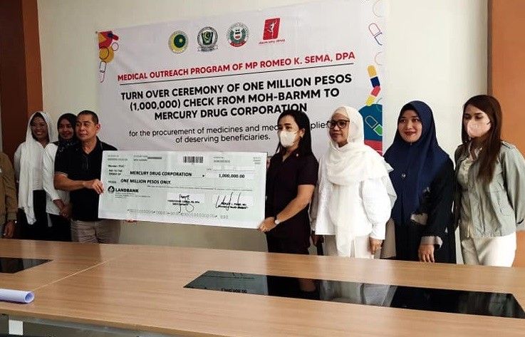 Official allocates P1 million for medicines of poor BARMM residents