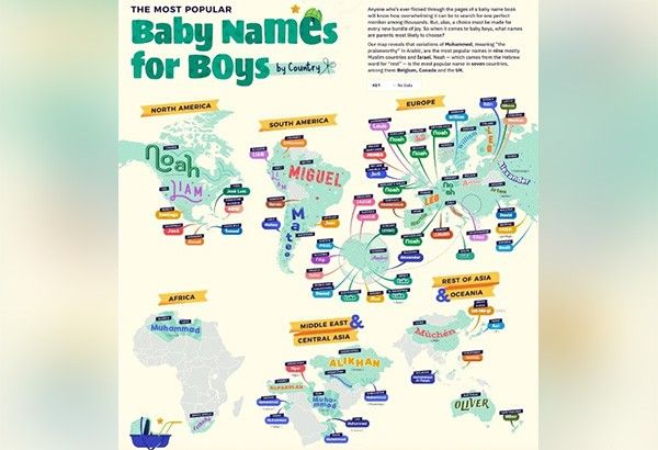 What's in a name: The most popular baby names today