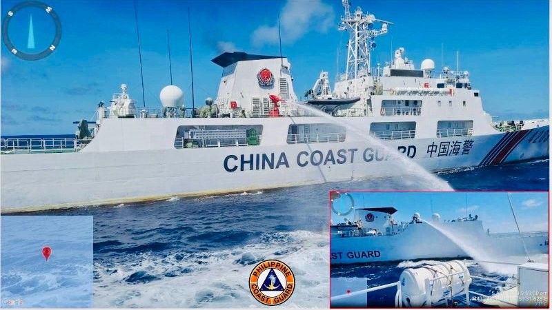 Philippines condemns China's use of water cannons at its vessels
