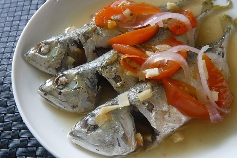 Home-cooked fish dish: Pinangat na Hasa-Hasa