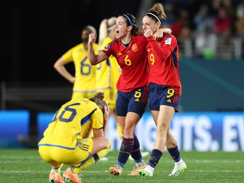 Spain beat Sweden 21 to reach FIFA Women's World Cup final