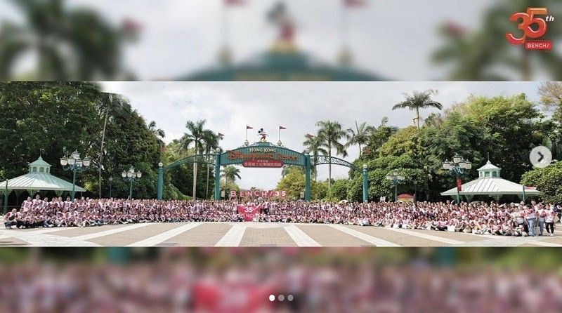 Pinoy boss ng 'Bench' nilibre sa Disneyland 475 empleyado