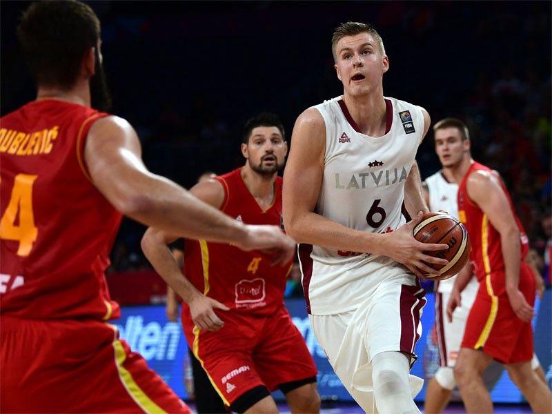 Injured Porzingis out for Latvia in FIBA World Cup