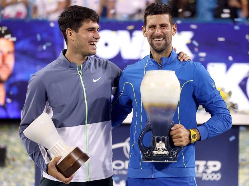 Djokovic survives 'toughest match' to beat Alcaraz in Cincinnati