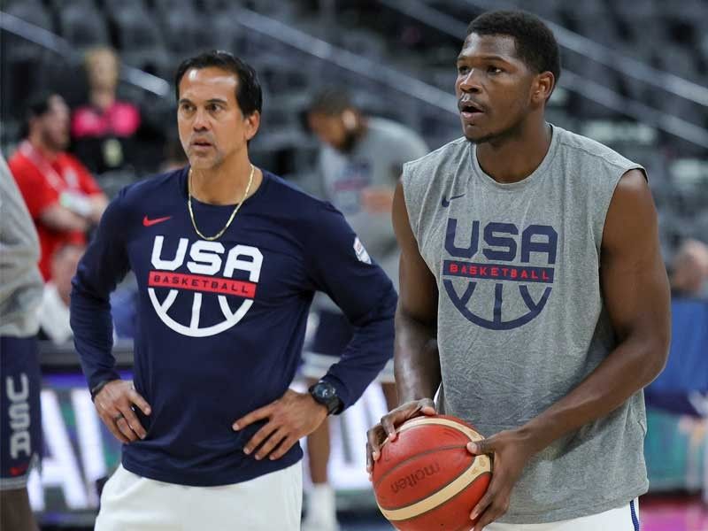 Spoelstra says Team USA ready for 'challenging' FIBA World Cup redemption bid