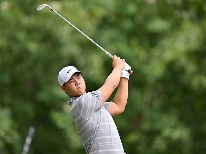 Korea's Tom Kim dreams of golf history at Tour Championship