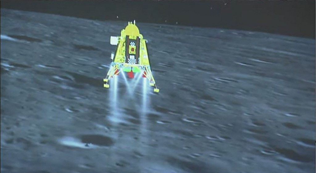 Indian rover begins exploring Moon's south pole