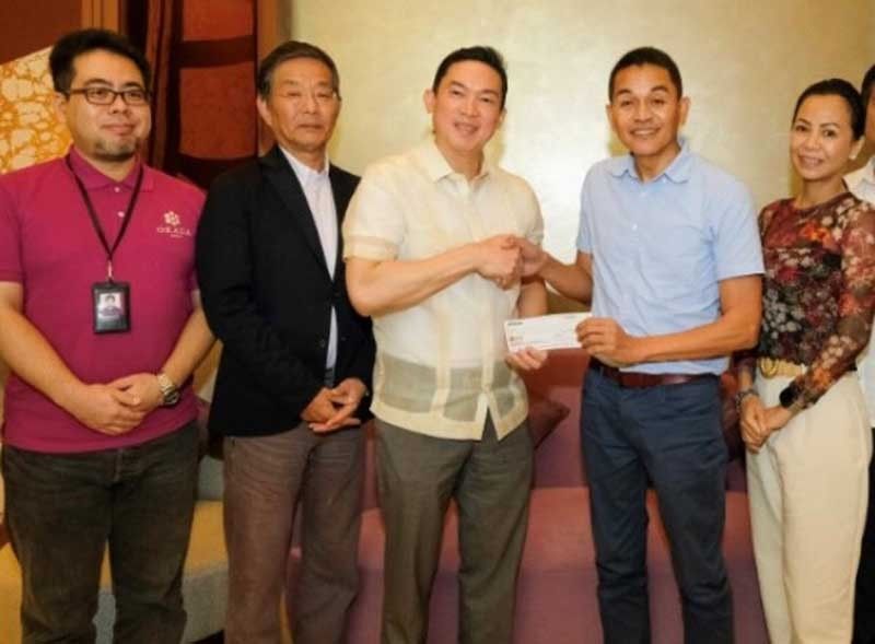 Okada Foundation grants annual P12 million donation for ParaÃ±aqueâs medical projects