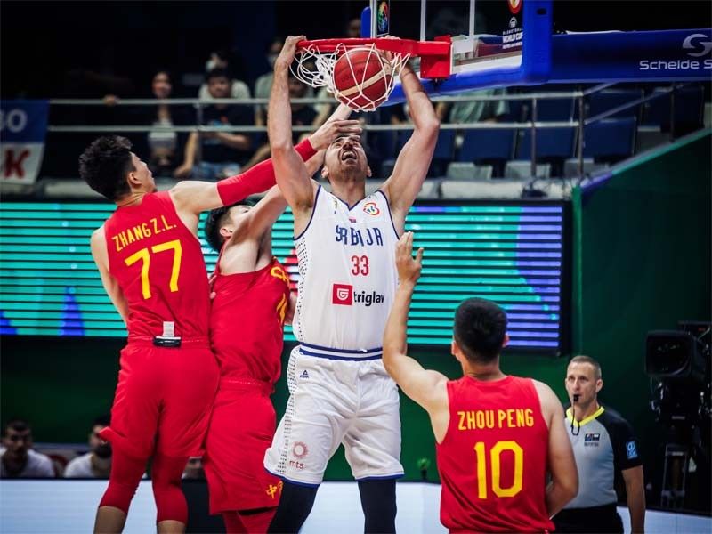 Serbia annihilates China by 42 points