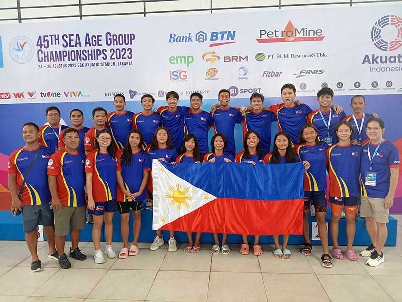 Philippine junior swimmers lumangoy ng 16 medalya sa SEA Age meet