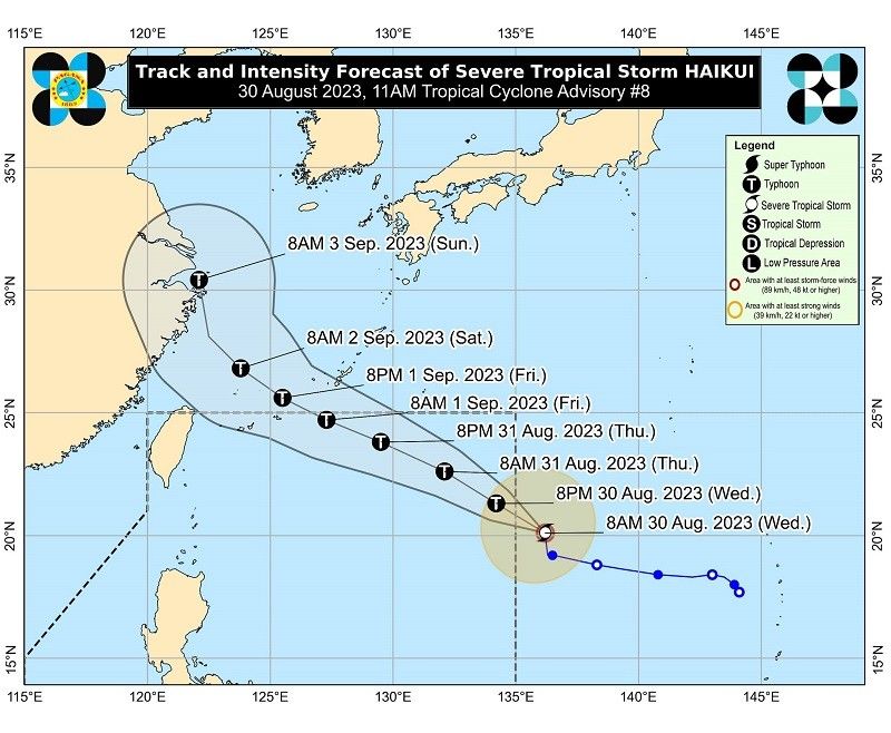 Isa pang bagyo papasok ng PAR ngayong araw tatawaging 'Hanna'