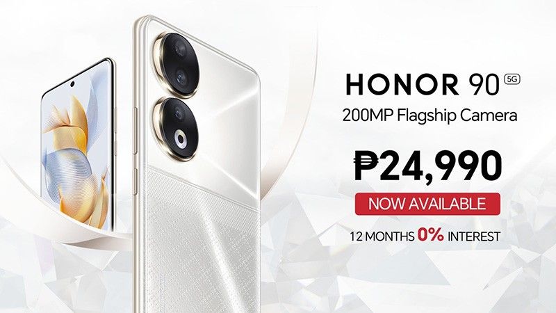 Experience 200MP Flagship Camera with HONOR 90 5G for only P24,990