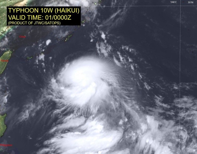 PAGASA: Bagyong 'Hanna' tumindi, isa nang typhoon