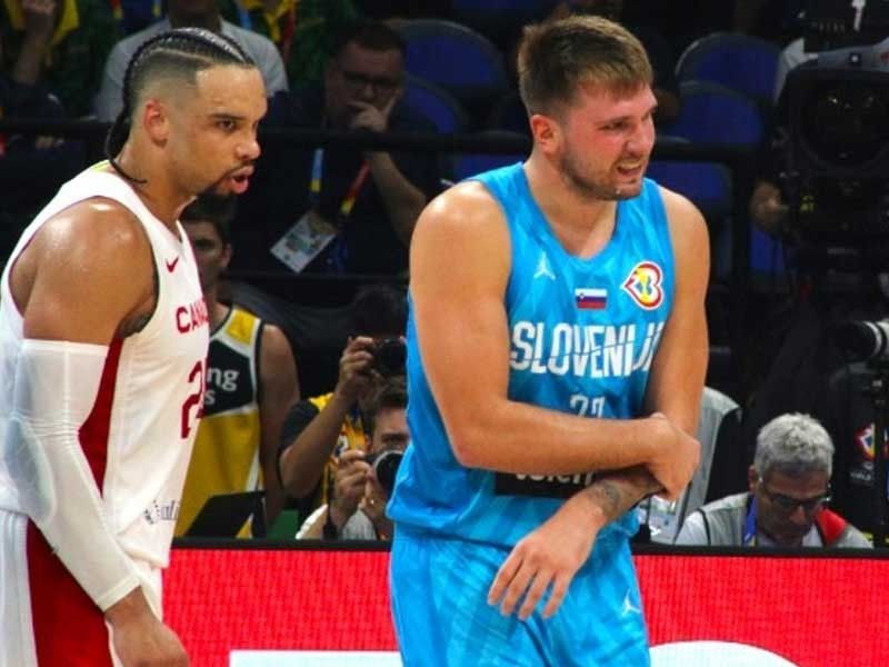 Doncic cries foul over 'not fair' officiating in Slovenia-Canada game
