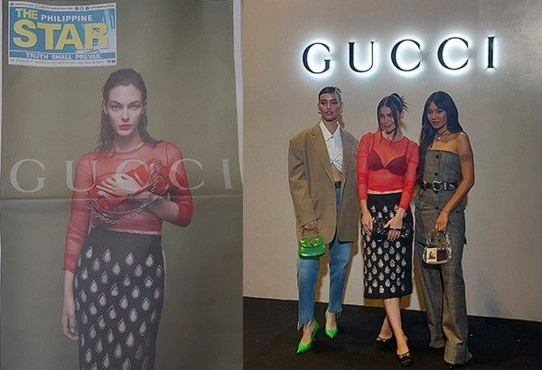 Anne Curtis channels Gucci ad in The STAR cover for Makati store opening