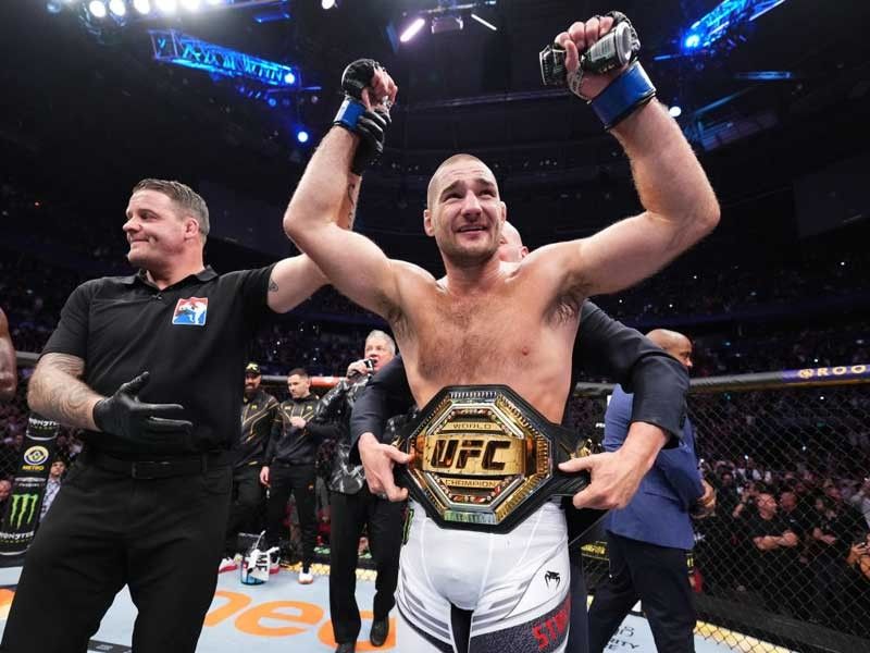 Sean Strickland upsets Israel Adesanya to seize UFC middleweight title