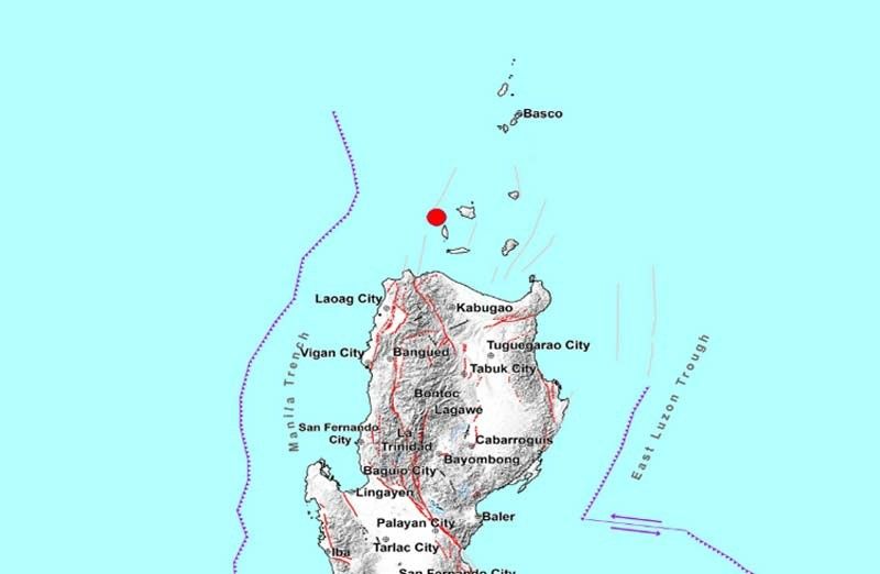 6.3 magnitude lindol, tumama sa Cagayan