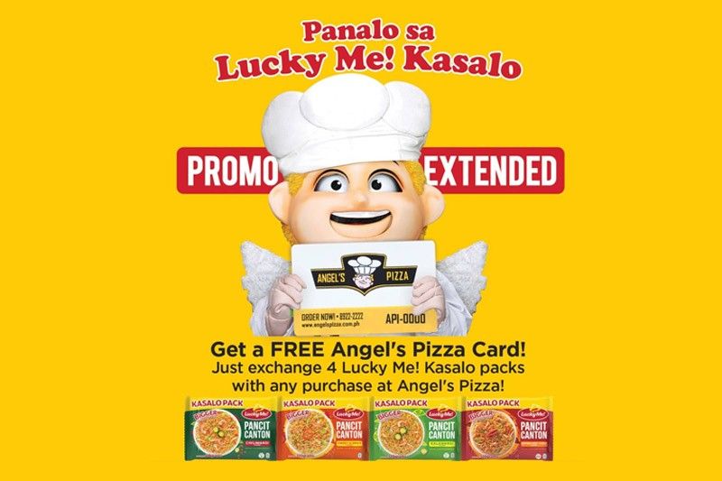 Get your own Angelâ��s Pizza Card with Lucky Me! Pancit Canton â�� Hereâ��s how!