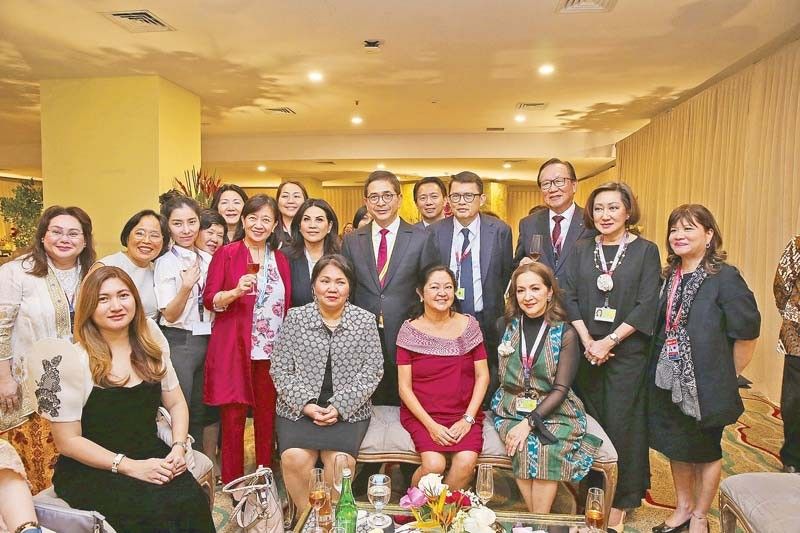 ASEAN Business leaders take time for tea with First Lady Liza Araneta Marcos
