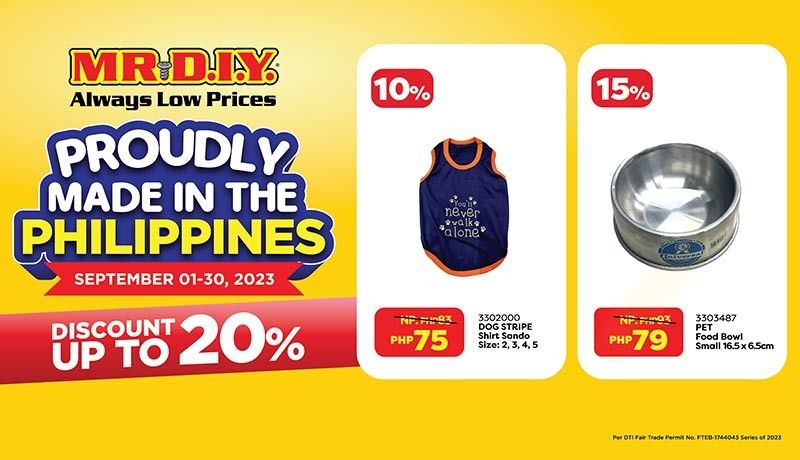 MR.DIY celebrates âProudly Made in the Philippinesâ brands with up to 20% off deals