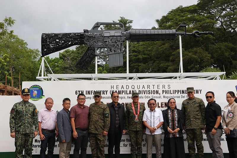 6th Infantry Divisionâ��s peace monument unveiled
