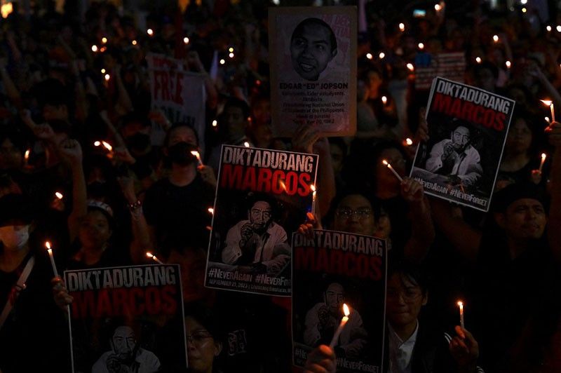 On 51st Martial Law anniversary, activists accuse Marcos of 'witch-hunt'