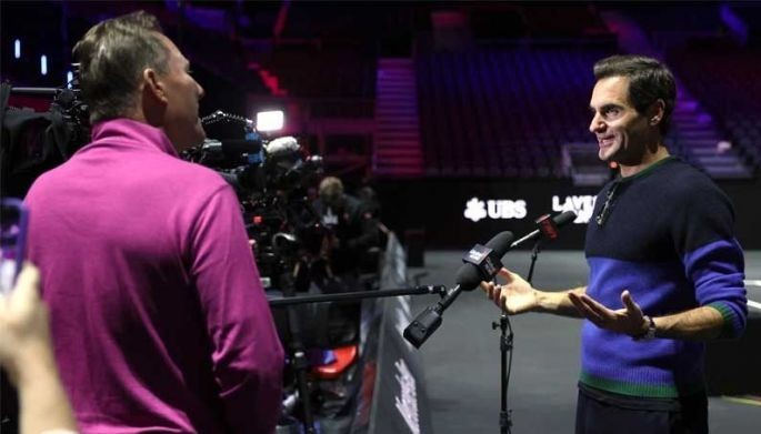 Federer eyes future captaincy for Europe at Laver Cup