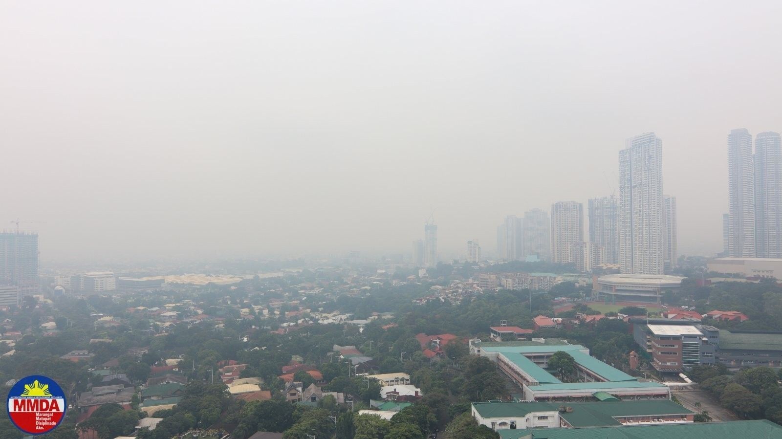 Smog sa Metro Manila mula sa usok ng mga sasakyan, â��di sa Taal Volcano â�� DENR