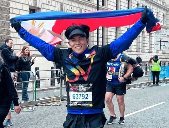 Sam Verzosa turns running ‘weakness’ into London Marathon finish thumbnail