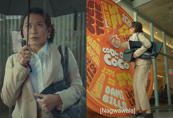 Ces Drilon shows what 'Stress Drilon' looks like in viral commercial