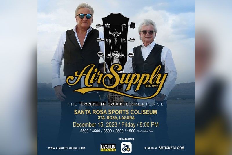 Air Supply returning to the Philippines in December