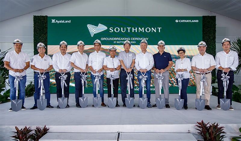 Ayala Land and Cathay Land break ground for 800-hectare Southmont