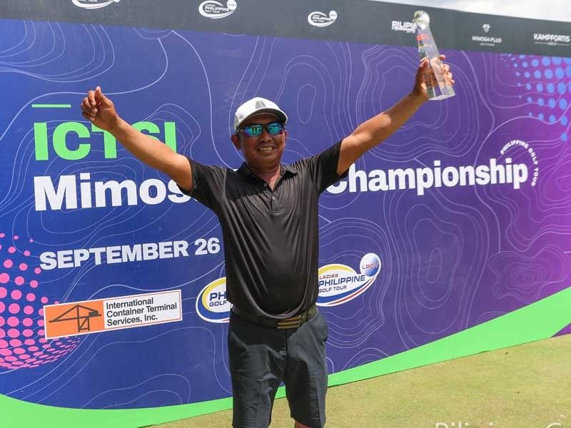 Ababa uncorks 5-shot romp to triumph in ICTSI Mimosa Plus Championship