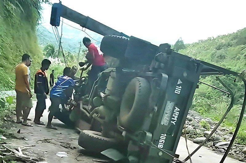 10 soldiers hurt in Zamboanga del Norte road mishap