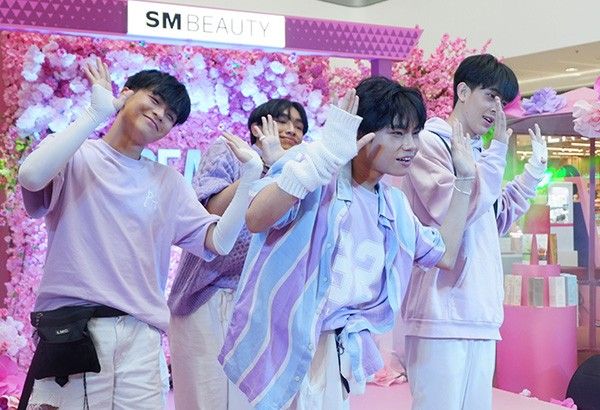 WATCH: Trending Pinoy pop group AJAA performs at SM's K-Beauty