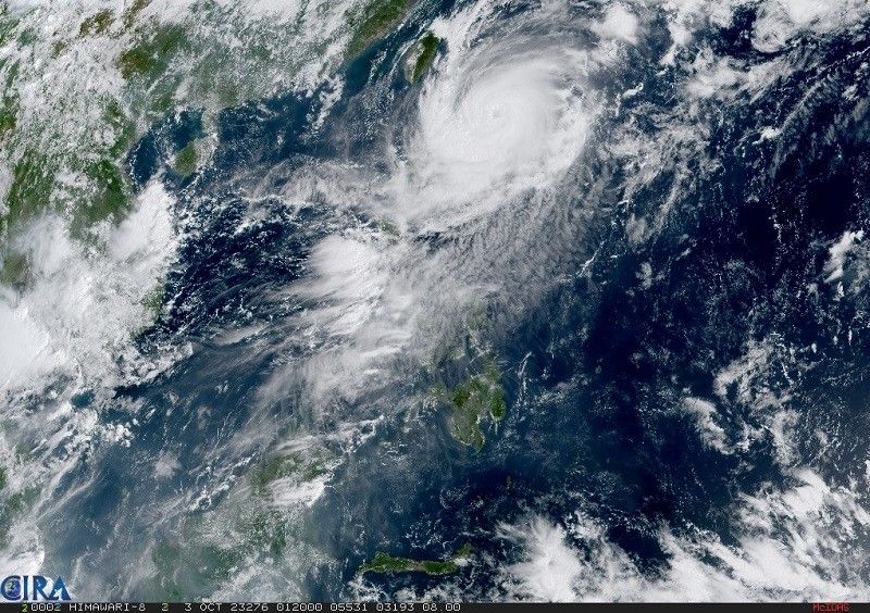 'Peak intensity': Signal no. 2 itinaas sa Batanes dahil sa Typhoon Jenny